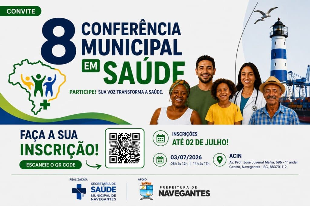 Navegantes Realiza 8ª Conferência Municipal de Saúde para Debater Políticas Públicas